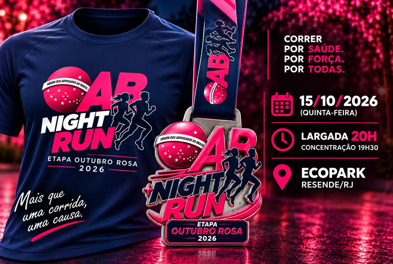 OAB NIGHT RUN – ETAPA OUTUBRO ROSA – 2026
